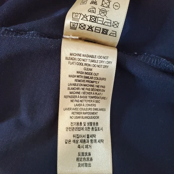 Burberry Polo Shirt XL Blue - Picture 7 of 9